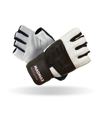 MadMax, Перчатки спортивные (Professional MFG 269). Цвет черный/белый (S)