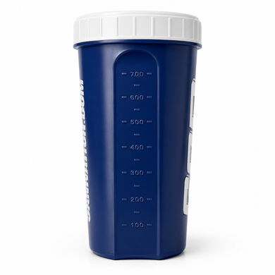 Спортивний шейкер SAN Nutrition Shaker Cup 700 мл, темно-синьо-білий