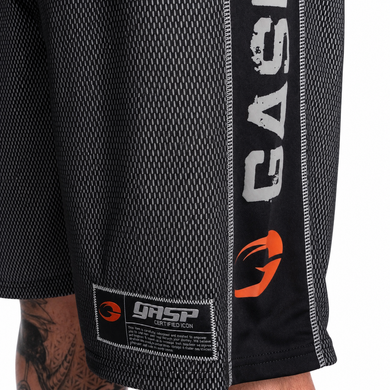 Шорты мужские спортивные сетчатые GASP No1 Mesh Shorts Black (220593999) 2XL