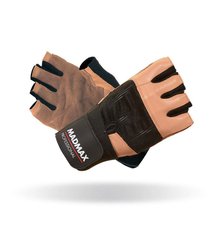MadMax, Перчатки спортивные Professional MFG 269. Цвет черный/коричневый M
