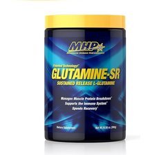 MHP, Глютамін 12-Hour Glutamine-SR, 300 грам Без Смаку