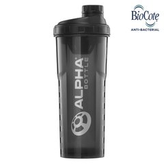 Alpha Designs, Спортивный шейкер 1000 V2 - Anti-Bacterial Shaker Black, 1000 мл