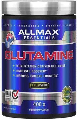 Allmax Nutrition, Глютамін Micronized Glutamine, 400 грам Без смаку