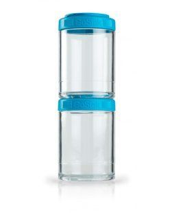 Blender Bottle, Контейнер GoStak 150cc 2 Pack, Aqua