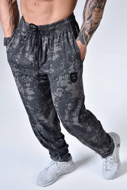 Big Sam, Штани спортивні завужені (BS-1284) Червоний прінт ( S )