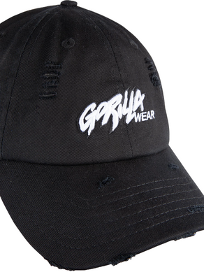 Gorilla Wear Galway Distressed Cap Black &mdash; чорна бейсболка-кепка