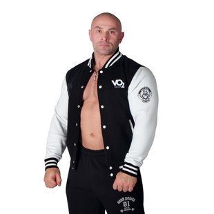 Hard Power College-Jacke &bdquo;Iron Power Wear 81&ldquo; Group &ndash; Black/White (L)