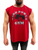 Hard Power Gym Gorilla Red &mdash; чоловіча спортивна футболка без рукавів червона, M