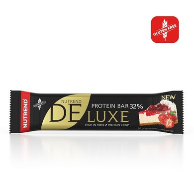 Nutrend, Спортивный батончик Deluxe Protein Bar Strawberry Cheesecake, 60 грамм