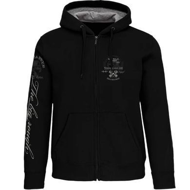 Silberr&uuml;cken Kapuzenjacke "Gorilla Biker Deal" GB78 &ndash; Black (XXL)