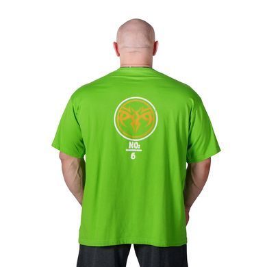 HOP (USA), Футболка Iron Willed Long Oversized T-shirt, Зеленый ( L\XL )
