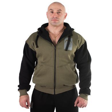 Mordex, Толстовка теплая New Line Euro Gym (MD7447-1), Хаки/Черная ( M )