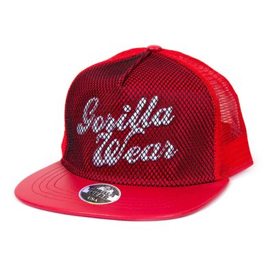 Gorilla Wear, Бейсболка-Кепка Mesh Cap Blackp Red