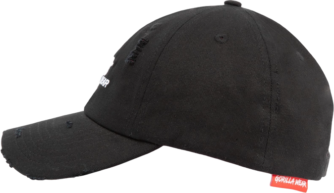 Gorilla Wear Galway Distressed Cap Black &mdash; чорна бейсболка-кепка