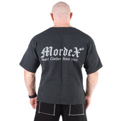 Mordex, Размахайка с кокеткой и надписью на спине (MD7479-2), Серая (M)