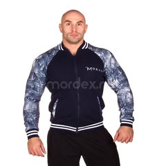 Mordex, Реглан спортивный мужской MD5040, Черный/Синий-M