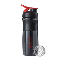Blender Bottle, Спортивный шейкер-бутылка SportMixer Red/Black, 820 мл