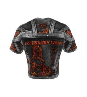 Mordex, Футболка-Размахайка Gladiator Legendary Wear (MD7094-1) Серая красная ( XXL )