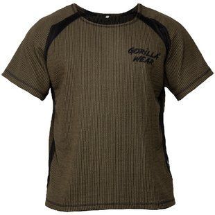 Gorilla Wear, Размахайка Augustine Old School Work Out Top Army Green- S/M