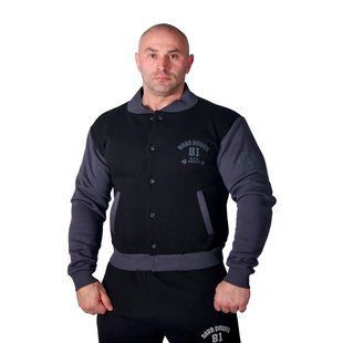 Hard Power College-Jacke &bdquo;Iron Power Wear 81&ldquo; &ndash; Black (L)