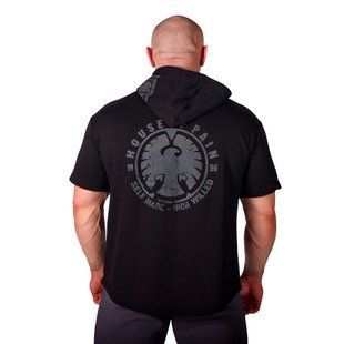 HOP RoyalWear, футболка с капюшоном MD7766-1 чёрная &mdash; S/M