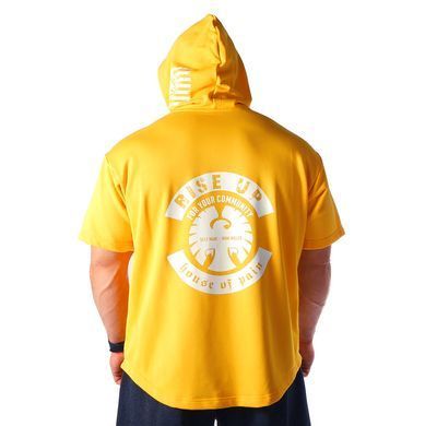 HOP (USA), Футболка с капюшоном ((Свитшот) Hoodie Yellow MD7234-1) Жёлтый ( XXL\XXXL)
