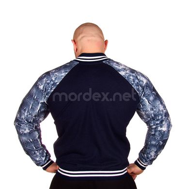 Mordex, Спортивний чоловічий реглан (MD5040-1), Чорний/Синій ( L )