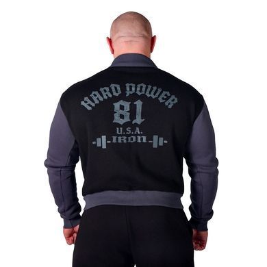 Hard Power College-Jacke &bdquo;Iron Power Wear 81&ldquo; &ndash; Black (L)