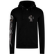 Silberr&uuml;cken Herren Premium Kapuzenjacke "Gorilla Biker Hoss" GB84 &ndash; Black (XXL)