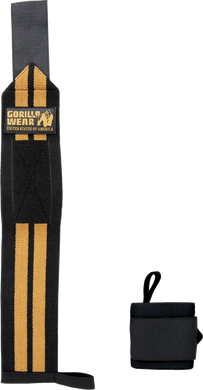 Gorilla Wear Wrist Wraps PRO Gold &mdash; кистьові бинти