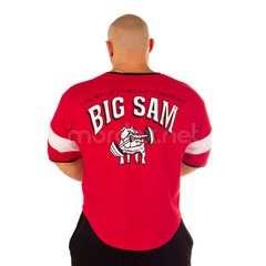 Big Sam, Футболка-Размахайка 2877 T-SHIRT рукав 3/4, Червоний M