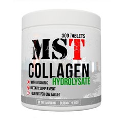 MST Sport Nutrition, Колаген Collagen Hydrolysate + Vitamin C, 300 таблеток, 300 таблеток