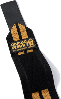 Gorilla Wear Wrist Wraps PRO Gold &mdash; кистьові бинти