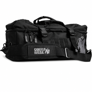 Спортивна сумка Gorilla Wear Cardiff Bag чорна, 36&ndash;55 л