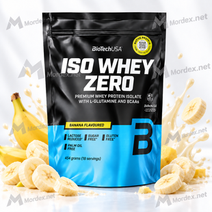 BioTechUSA Iso Whey Zero &mdash; 454 г, Банан