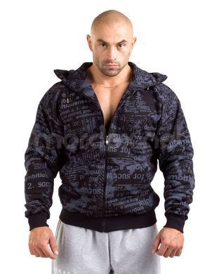 Mordex, Толстовка теплая (флис) (MD4878-4), Черный/Серый ( M )