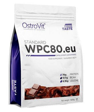 OstroVit, Протеїн Standard WPC80.eu 900 грам bubble gum
