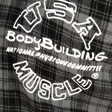 NPC, Рубашка 3/4 Sleeve Plaid Top, серая