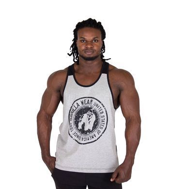 Gorilla Wear, Майка Roswell Tank Top - Gray/Black ( M )