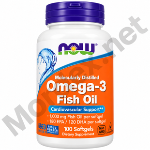 Now Foods, Риб'ячий жир Omega-3, 100 капсул