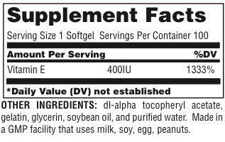 Universal Nutrition, Витамины Vitamin E Formula