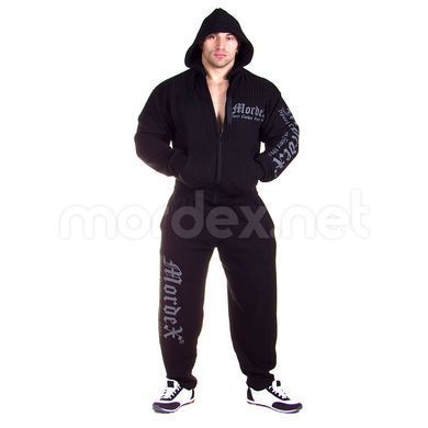 Mordex, Кофта з капюшоном на замку (MD3959-1) чорна ( XXXL )