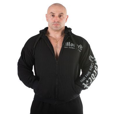 Mordex, Кофта з капюшоном на замку (MD3959-1) чорна ( XXXL )