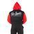 No Limits, Толстовка теплая Mesh Zipped Hoodie(флис) (MD7430-1), Красная\Черная ( M )