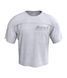 Mordex, Размахайка-Футболка Rag Top Bodybuilding с кокеткой и наружным оверлоком (MD7481-5) Серая ( XL )