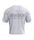 Mordex, Размахайка-Футболка Rag Top Bodybuilding с кокеткой и наружным оверлоком (MD7481-5) Серая ( XL )