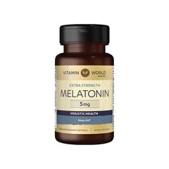 Vitamin World, Мелатонін Melatonin 5mg, 60 капсул