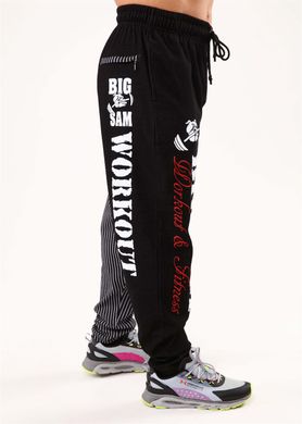 Big Sam, Штаны спортивные зауженные 1170 черный ( XL )