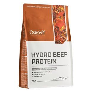 Гидролизованный говяжий протеин OstroVit Hydro Beef Protein 700 г, Кола