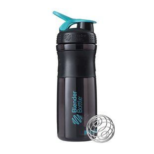 Blender Bottle, Спортивный шейкер-бутылка SportMixer Teal/Black, 760 мл, Teal, 820 мл